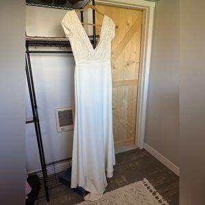 Scout Cream Lace Detail Wedding Dress